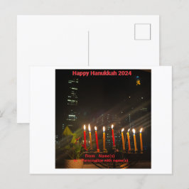 Cartão Postal Cartão-postal Hanukkah
