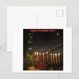 Cartão Postal Cartão-postal Hanukkah