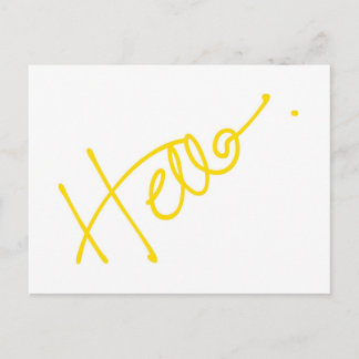 Cartão Postal Cartão-postal Hello