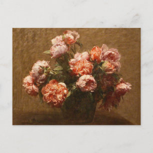 Cartão Postal Cartão-postal Henri Fantin-Latour Vase de Peonies
