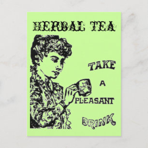 Cartão Postal Cartão-postal Herbal Tea
