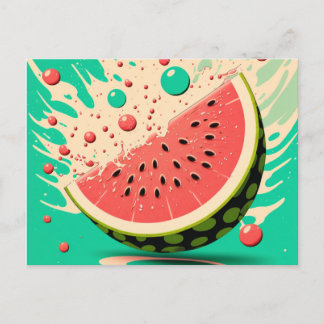 Cartão Postal Cartão-postal High de Watermelon Summer