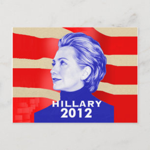 Cartão Postal Cartão-postal Hillary Clinton 2012