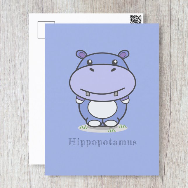 Cartão Postal Cartão-postal Hippo Bonito (Criador carregado)