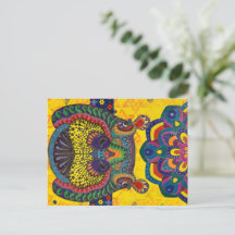 Cartão-postal Hippo Feliz