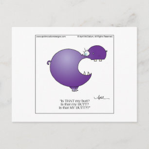 Cartão Postal Cartão-postal HIPPOBOTTOMUS de abril McCallum
