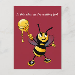 Cartão Postal Cartão-postal Honeybee Rosh HaShana
