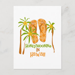 Cartão Postal Cartão-postal Honeymooning no Havaí