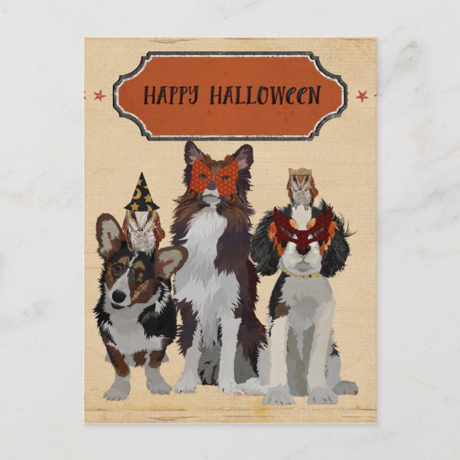 Cartão Postal Cartão-postal HOWLLOWEEN (Frente)