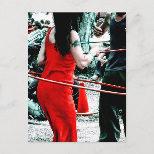 Cartão Postal Cartão-postal Hula Hoopin (Frente)