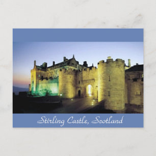 Cartão Postal Cartão-postal iluminado com o castelo Stirling