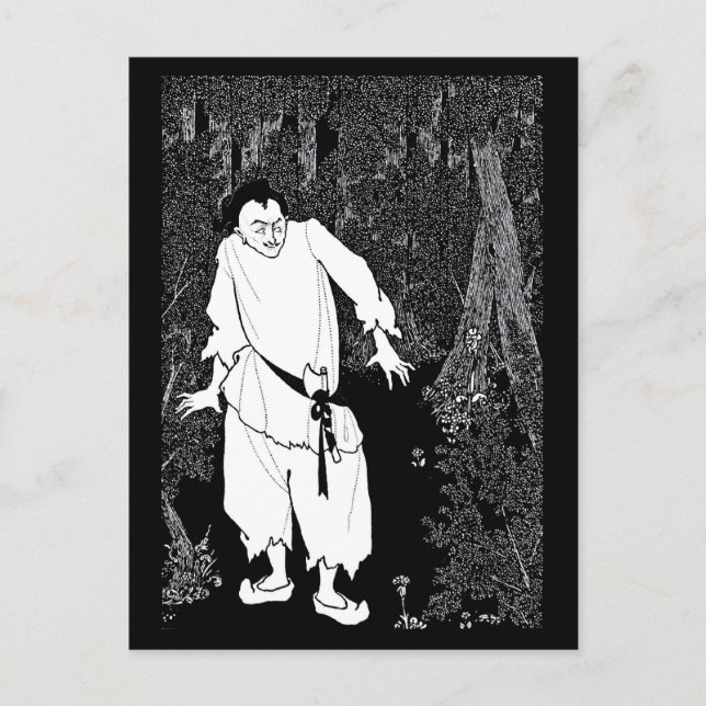 Cartão Postal Cartão-postal-Ilustração-Aubrey Beardsley 28 (Frente)