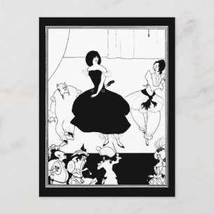 Cartão Postal Cartão-postal-Ilustração-Aubrey Beardsley 43