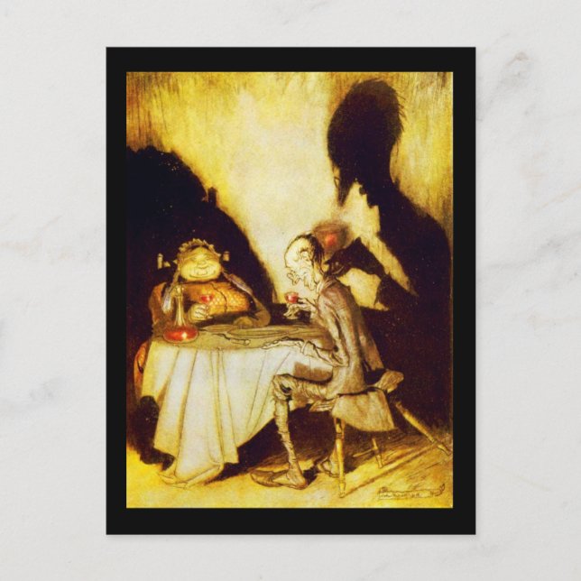 Cartão Postal Cartão-postal-Ilustração-Rackham 24 (Frente)