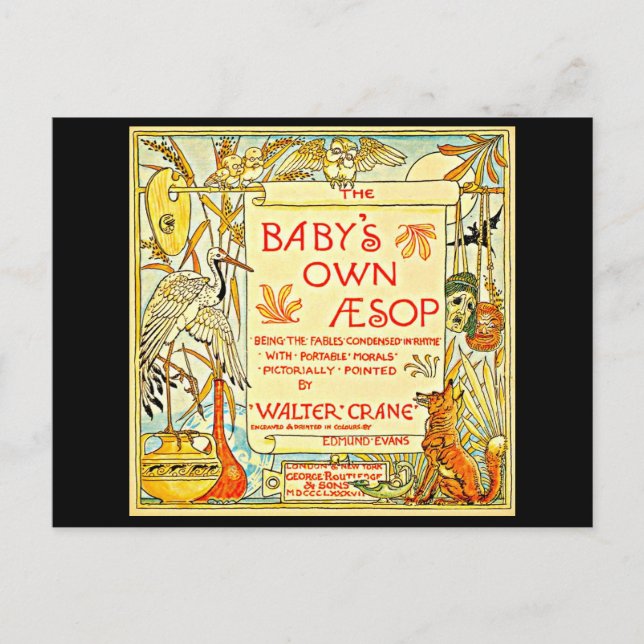 Cartão Postal Cartão-postal-Ilustração-Walter Crane 32 (Frente)