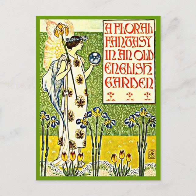 Cartão Postal Cartão-postal-Ilustração-Walter Crane 37 (Frente)