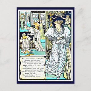 Cartão Postal Cartão-postal-Ilustração-Walter Crane 43
