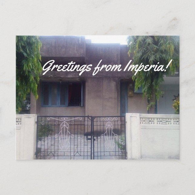 Cartão Postal Cartão-postal Imperia (Frente)