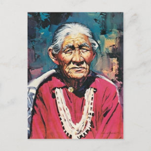 Cartão Postal Cartão-postal indiano americano