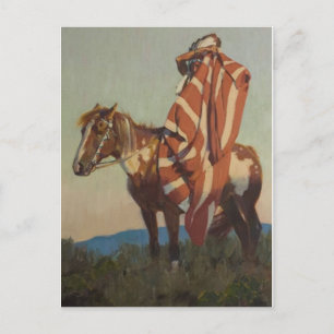 Cartão Postal Cartão-postal indiano americano