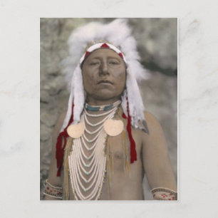 Cartão Postal Cartão-postal indiano americano