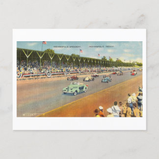 Cartão Postal Cartão-postal Indy 500 Vintage