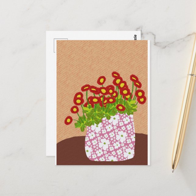 Cartão Postal Cartão-postal inglês Daisy (Frente/Verso In Situ)