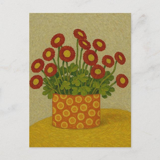 Cartão Postal Cartão-postal inglês Daisy (Frente)