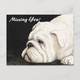 Cartão Postal Cartão-postal Inglês "Missing You"