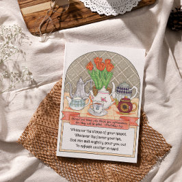 Cartão Postal Cartão-postal Inspiracional de Conjunto de Refresc