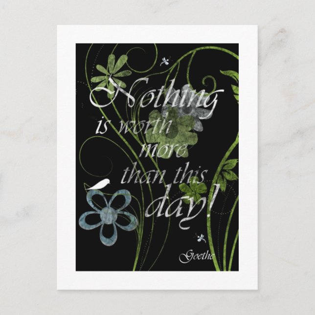 Cartão Postal Cartão-postal Inspirativo (Frente)