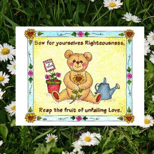 Cartão Postal Cartão-postal Inspirativo Cristão de Legitimidad