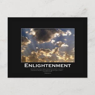 Cartão Postal Cartão-postal Inspirativo de Céu Nublado