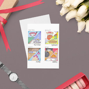 Cartão Postal Cartão-postal Inspirativo de Tempo Tea Time