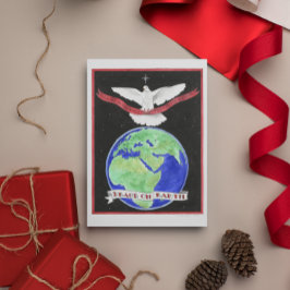 Cartão Postal Cartão-postal Inspirativo para a Paz na Terra