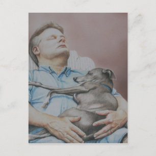 Cartão Postal Cartão-postal italiano Greyhound "Nap Buddies"