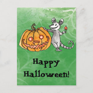 Cartão Postal Cartão-postal Jack-o-Lantern Ogambm