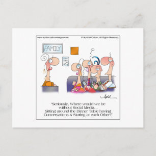 Cartão Postal Cartão-postal JANTE da FAMÍLIA por April McCallum