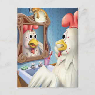 Cartão Postal Cartão-postal Jingle Little Gnomo Chickenpox