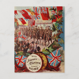 Cartão Postal Cartão-postal "Johnny Canuck"