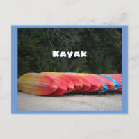 Cartão-postal Kayaks