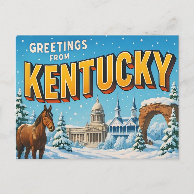 Cartão Postal Cartão-postal KENTUCKY (Frente)