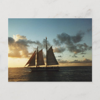 Cartão Postal Cartão-postal Key West Sunset Sail