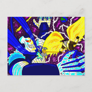 Cartão Postal Cartão-postal King Falcon vs Maniac