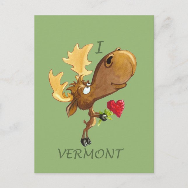 Cartão Postal Cartão-postal Kirby Hearts Vermont (Frente)