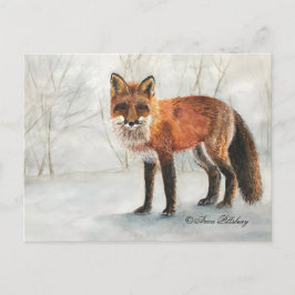Cartão Postal Cartão-postal "Kitsune" (Fox)