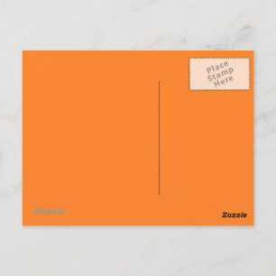 Cartão Postal Cartão-postal laranja