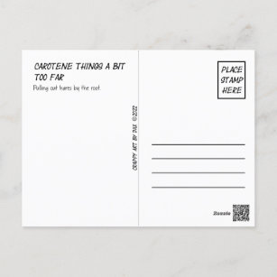 Cartão Postal Cartão-postal, Laranja, Humor