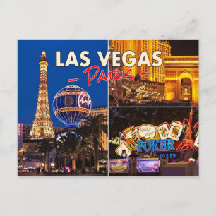 Cartão Postal Cartão-postal Las Vegas Paris
