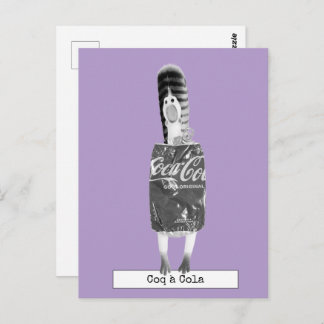 Cartão Postal Cartão-postal legal de frango de borracha